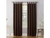Sun Zero Kenneth Energy Evan Energy Saving Blackout 40 X 63 Inch Tab Top Single Curtain Panel, Chocolate