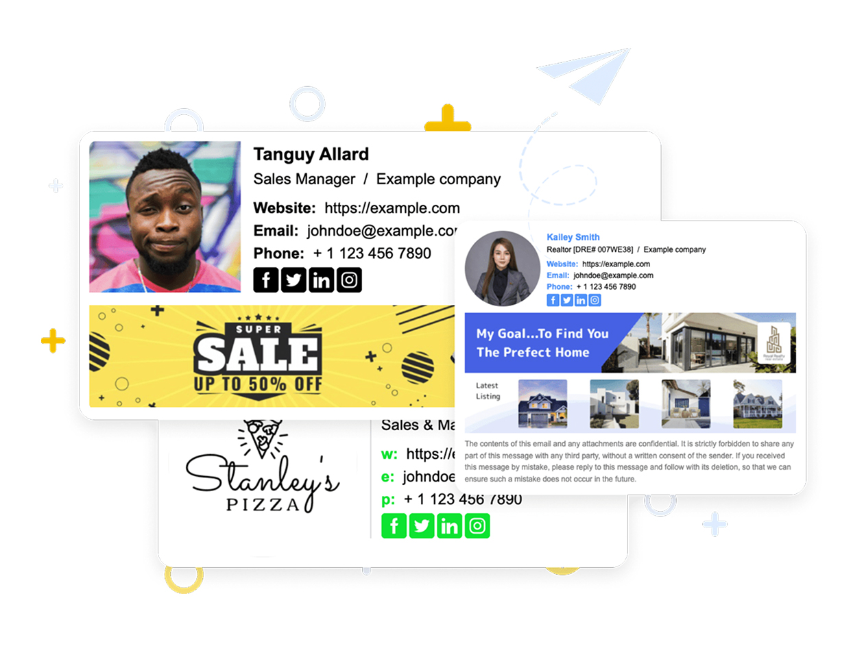 EmailSignatures: Lifetime Subscription (Basic Plan/1 Signature)