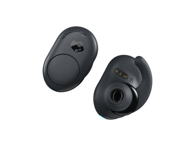 Skullcandy Push True Bluetooth Stereo Wireless Water Resistant In Ear Earbuds, Dark Gray (New Open Box)