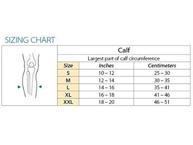 BioSkin Hypoallergenic Breathable High-level Medical Grade Compression Calf Sleeves, XX-Large