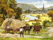 How to Paint Quinton's Ross on Wye in Watercolor - Product Image