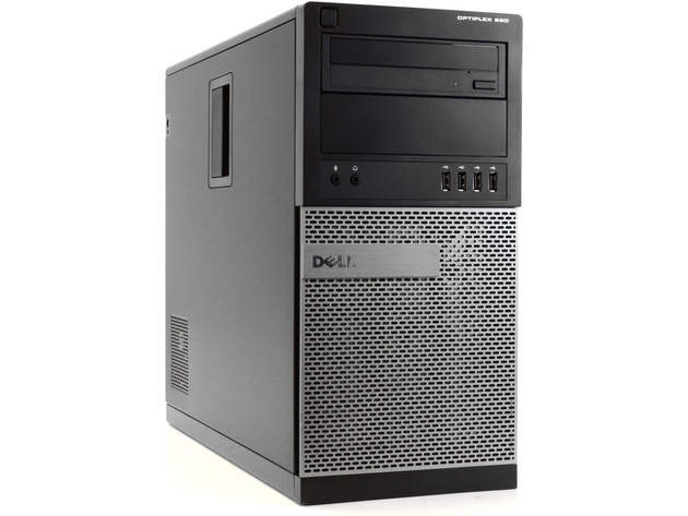 Dell Optiplex 990 Tower Computer PC, 3.20 GHz Intel i5 Quad Core Gen 2, 8GB DDR3 RAM, 1TB SSD Hard Drive, Windows 10 Home 64 bit (Renewed)