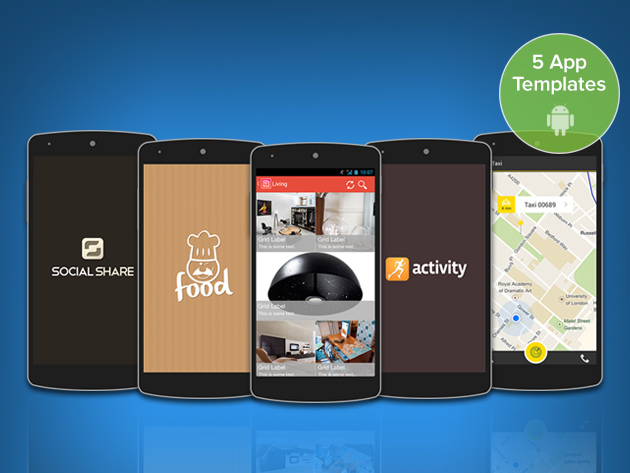 Build Your Own Android App: 5 Professionally-Designed App Templates