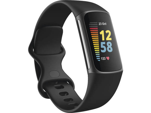 Fitbit FB421BKBK Charge 5 Advanced Fitness & Health Tracker - Graphite