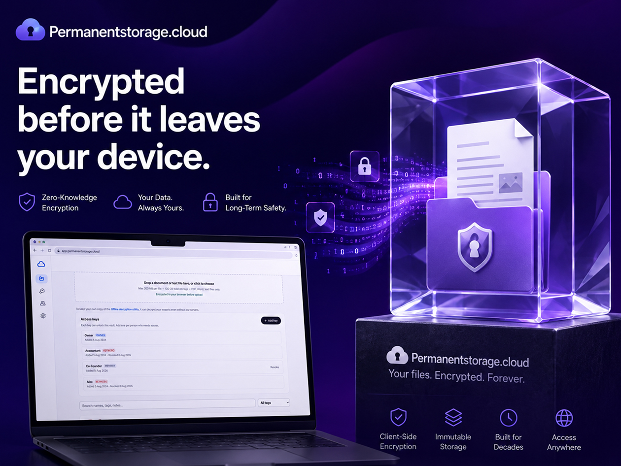 Vault Cloud Storage: Lifetime Subscription (1TB)