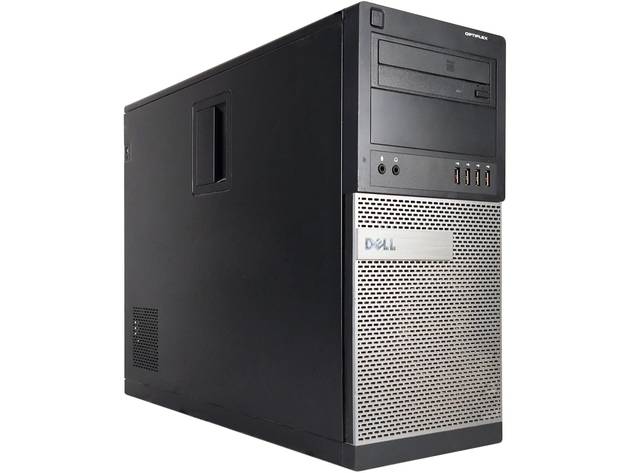 Dell Optiplex 990 Tower Computer PC, 3.20 GHz Intel i5 Quad Core Gen 2, 8GB DDR3 RAM, 320GB SATA Hard Drive, Windows 10 Professional 64bit (Renewed)