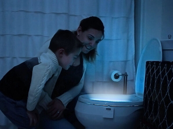 IllumiBowl toilet motion-activated light