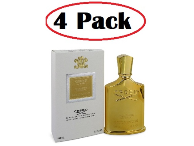 4 Pack of MILLESIME IMPERIAL by Creed Eau De Parfum Spray 3.4 oz