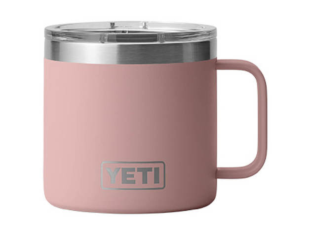 YETI Rambler 20-fl oz Stainless Steel Tumbler with Magslider Lid, Sandstone  Pink at
