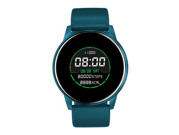 ChronoWatch Round Smart Watch (Blue)