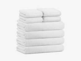 12-Piece Soji Smart Towel Set (White)