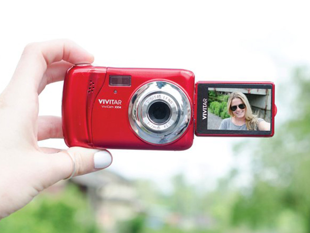 Vivitar 20.1MP Digital Selfie Camera - Red (Certified Refurbished)