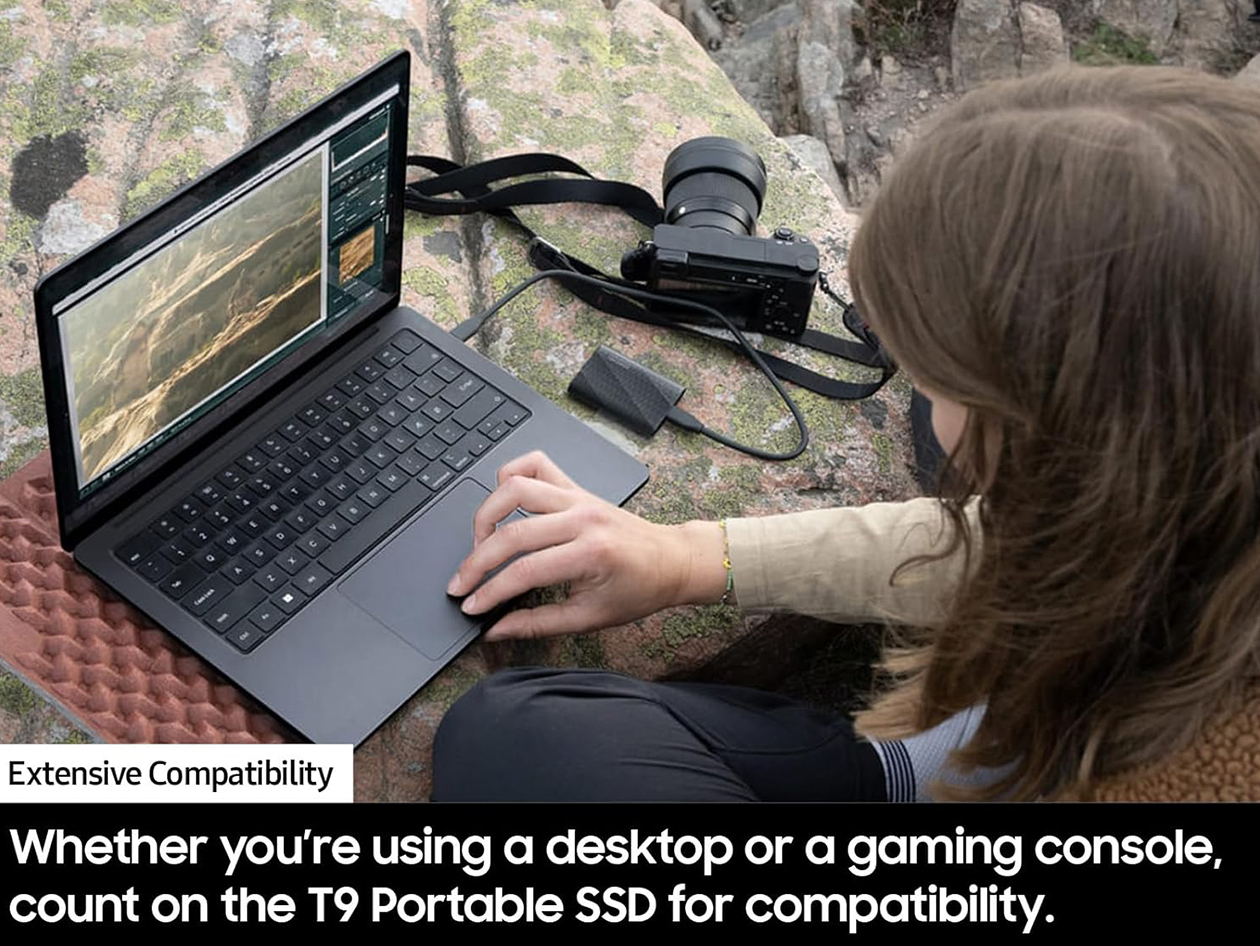 Samsung T9 4TB Portable SSD (Black)