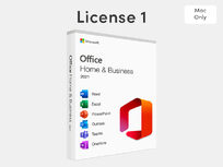 Microsoft Office Home & Business for Mac 2021: Lifetime License (Code 1) - Product Image