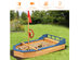 Costway Kids Pirate Boat Wood Sandbox w/ Bench Seat & Flag Pirate Sandboat for Bench