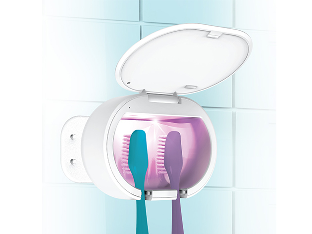 Dual Toothbrush UV-C Sanitizer