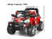 12V Kids Ride On Truck Car SUV MP3 RC Remote Control w/ LED Lights Music - Red