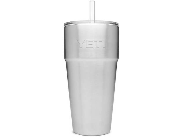 Rambler 26 oz Straw Cup Black - The Gadget Company