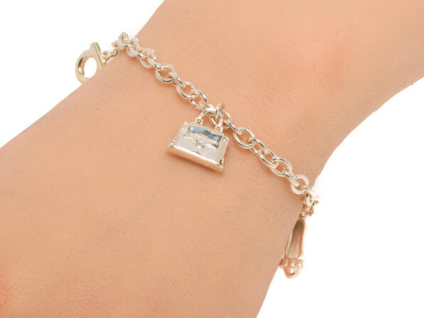 Ferragamo Charms Sterling Silver Bracelet 704735 - Product Image