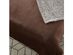Zakary Flannel Reversible Heathered Sherpa Throw Blanket 60" x 80" / Brown