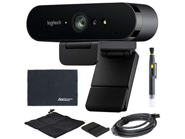 AOM 960-001105 Logitech BRIO UHD 4K Webcam  with RightLight 3 and HDR Technology (Used)