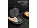 AICOOK Medium Belgian Waffle Maker Iron, 850W, Stainless Steel, Adjustable Temperature Dial, Nonstick Plates & Cool Touch Handle, Contains Recipe, Black
