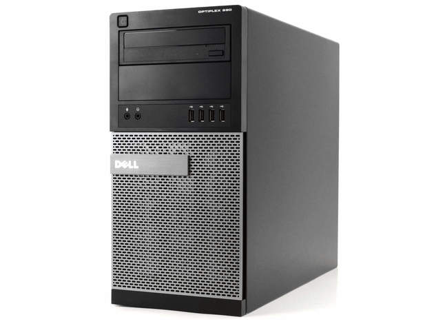 Dell Optiplex 990 Tower Computer PC, 3.30 GHz Intel i5 Quad Core Gen 2, 4GB DDR3 RAM, 500GB Hard Disk Drive (HDD) SATA Hard Drive, Windows 10 Professional 64bit (Renewed)