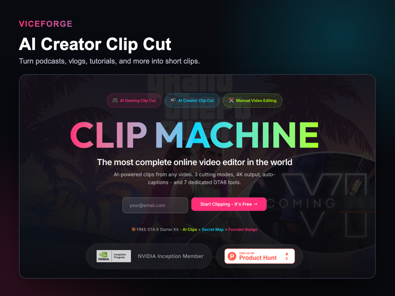 ViceForge Creator Pro Plan: Lifetime Subscription