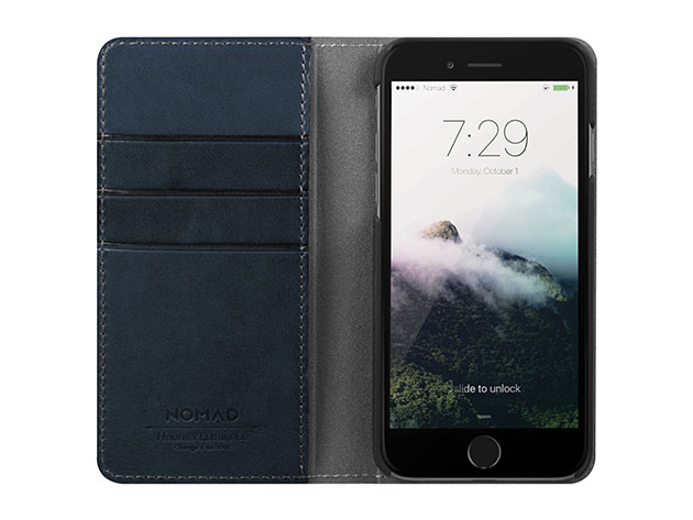 Nomad Horween Leather iPhone 7 Plus Folio Wallet Case