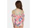 Breaking Waves Big Girls 1-Pc. Printed Flounce Swimsuit Neon Size 10"