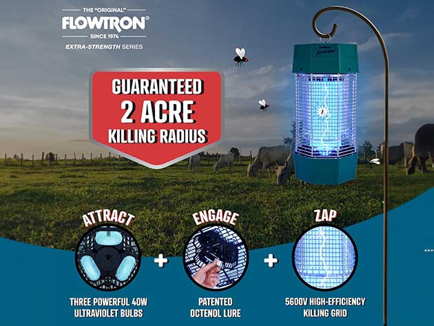 Flowtron 2 Acre Outdoor Electric Bug Zapper