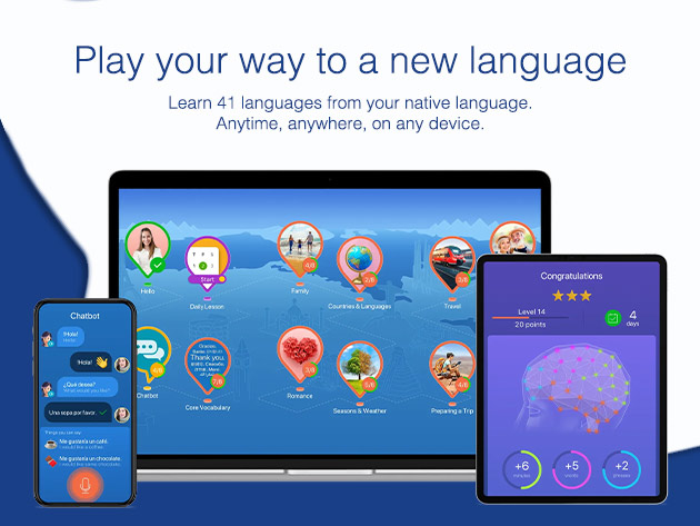 Mondly: Lifetime Subscription (All Languages) (Updated)