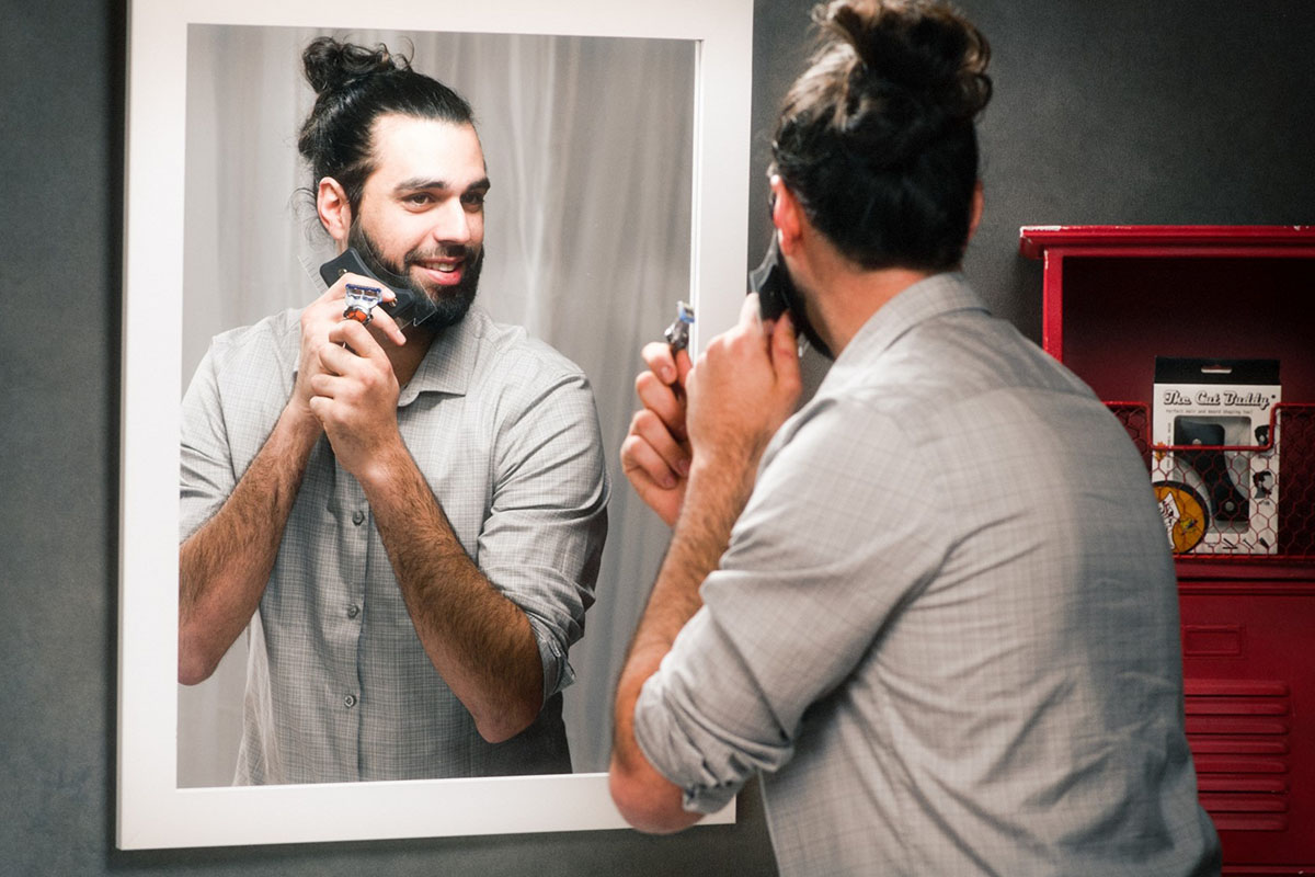 The Cut Buddy  Beard Shaping Tool and Hair Trimmer Guide