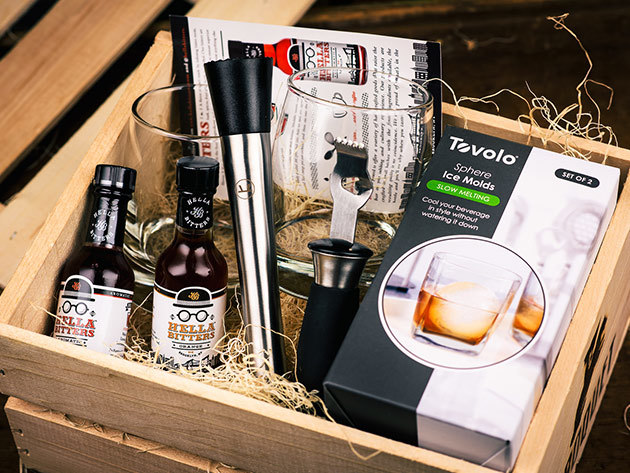 The Gentleman & Scholar Old Fashioned Cocktail Kit