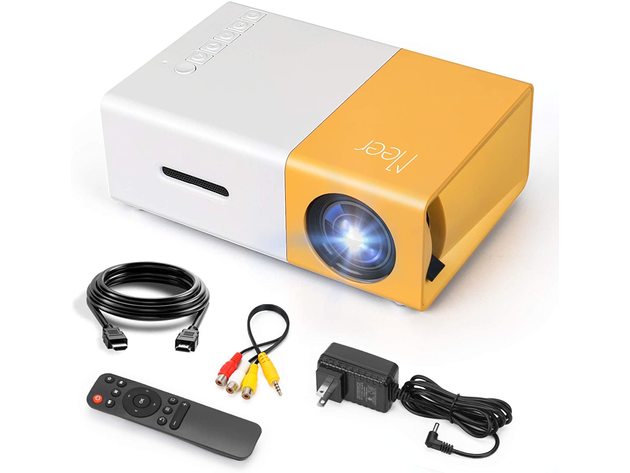 Mini Portable Projector for iOS, Android, Windows, PS5, Laptop, TV-Stick