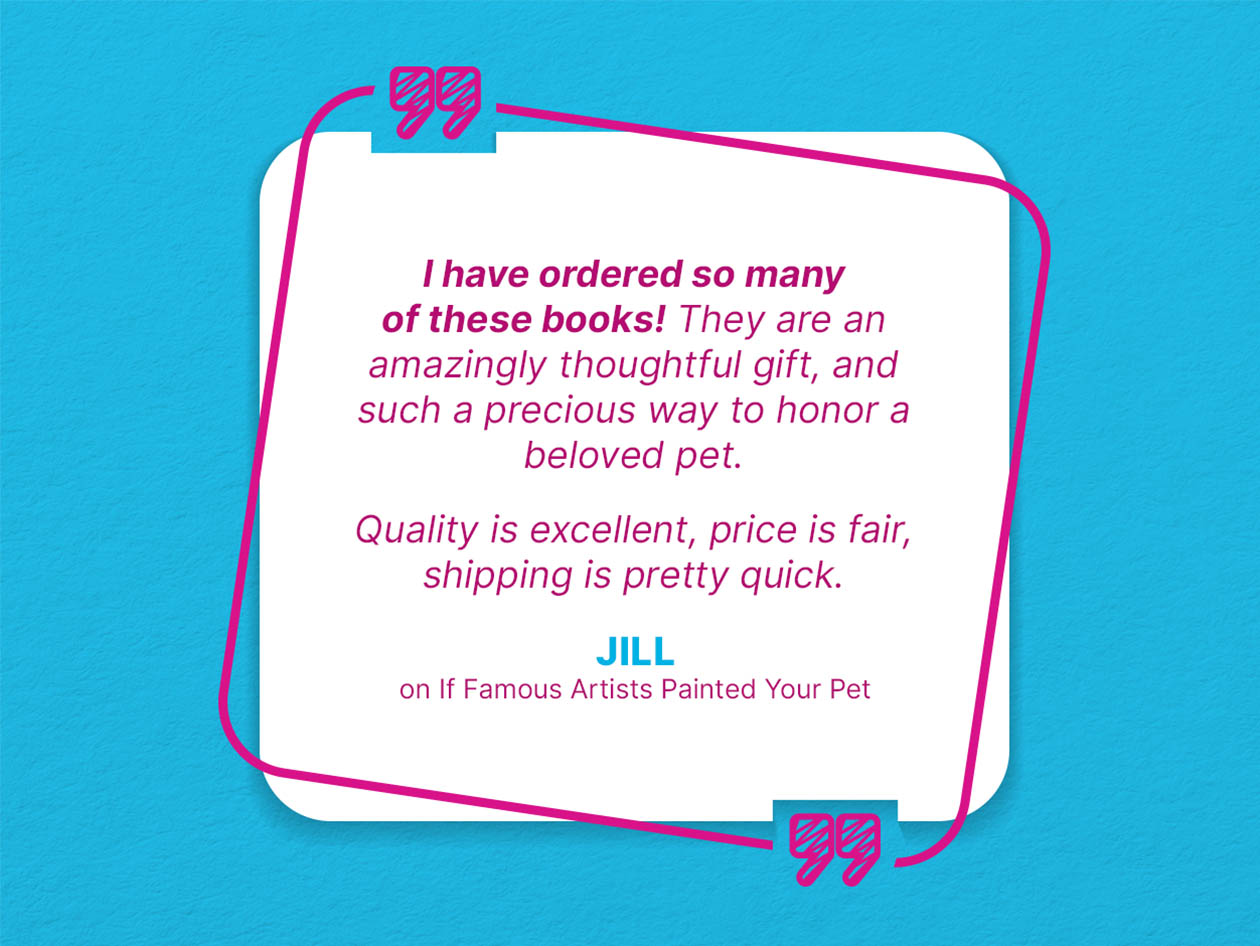 If Famous Artists Painted Your Pet - Personalized Book Hardcover (Redemption Voucher)