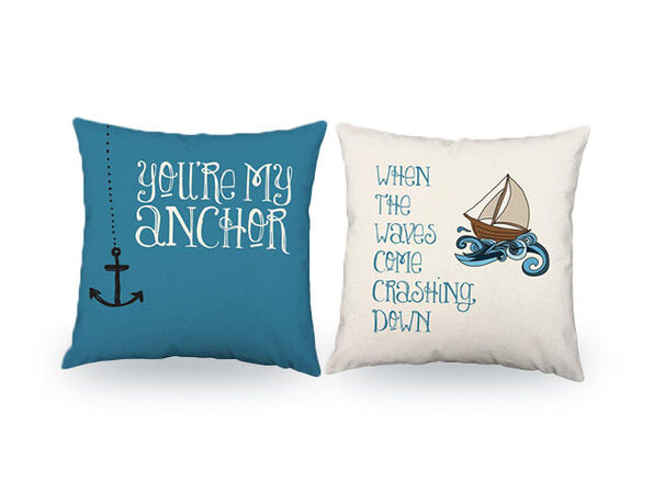 You Are My Anchor Nautical Throw Pillow Covers Joyus
