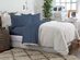 Brooklyn Flat Jersey Knit Sheet Set (Denim/King)