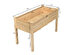 Costway Wooden Raised Vegetable Garden Bed Elevated Grow Vegetable Planter 