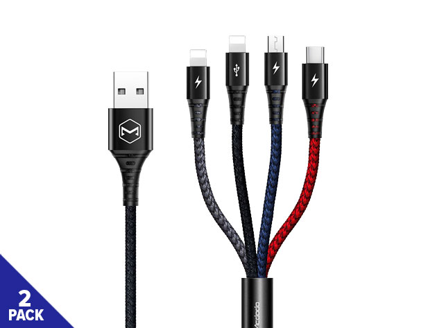 Mcdodo 4-in-1 Cable: 2-Pack