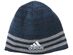 Adidas Men's Eclipse Striped Reversible Beanie Gray Size Regular