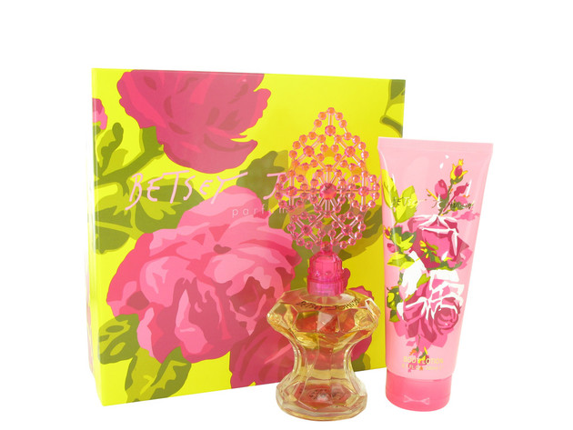Betsey Johnson by Betsey Johnson Gift Set -- 3.4 oz Eau De Parfum Spray + 6.7 oz Body Lotion