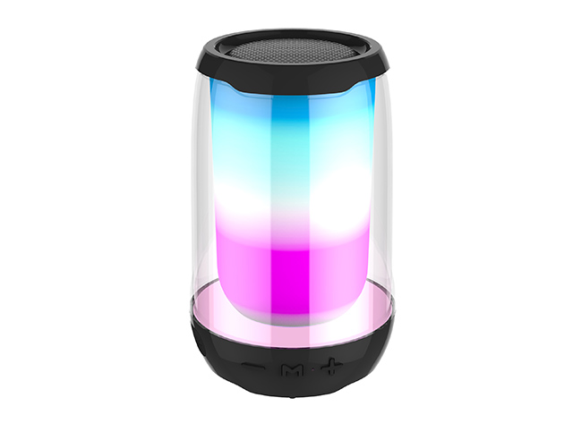 Pulse Mini LED Base Bluetooth Speaker (Black)