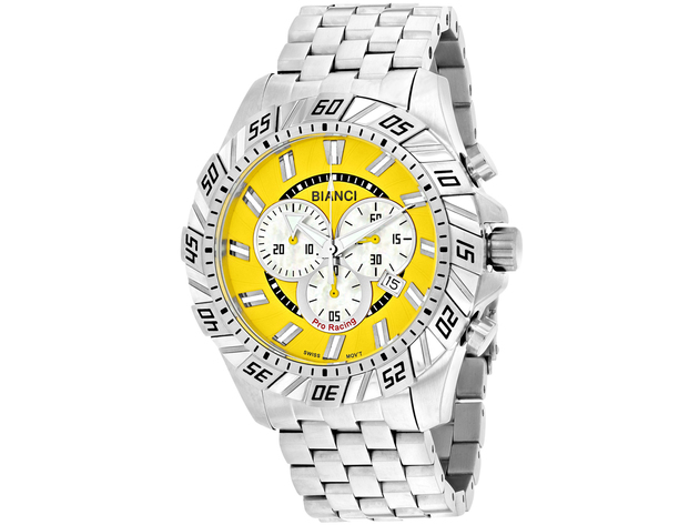 Roberto Bianci Men's Valencio Yellow Dial Watch - RB70600