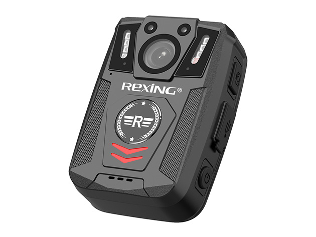 Rexing P1 Body Worn Camera 64G Memory,10Hr Battery 2" Display 1080p Full HD 