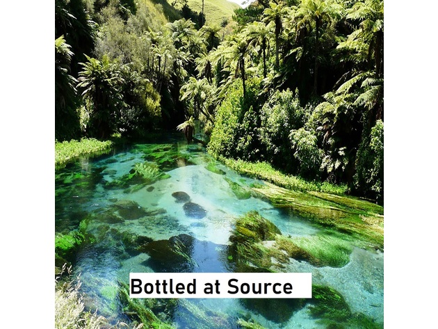 Pure NZ Still Natural Spring Water from New Zealand, Uncontaminated and Mineral Rich, 100% Recycled Bottle - 500 ml (24 Pack)