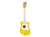 Loog Mini Acoustic Kids Guitar for Beginners Real Wood Low String Yellow (Distressed Box)
