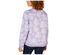 Karen Scott Women's Floral-Print Sweatshirt Lilac Size Large