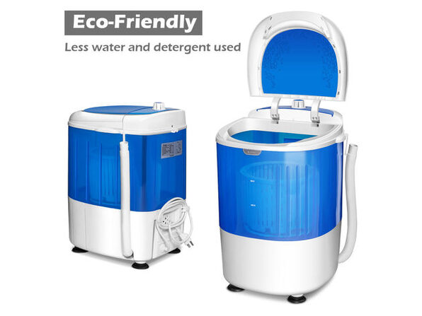 costway 5.5 lbs portable mini compact washing machine electric laundry