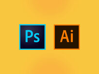 Real-World Graphic Design: Adobe Photoshop & Illustrator - Product Image